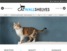 Tablet Screenshot of catwallshelves.com